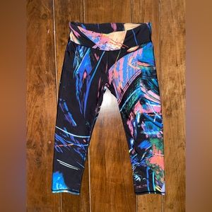 Bright multi colored leggings